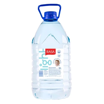 Negazuotas natūralus mineralinis vanduo RASA LIGHT, 5 l