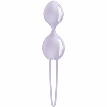 Fun Factory Smartballs Duo Kegel Exercise System Purple Silicone