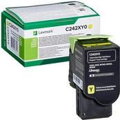 LEXMARK C242XY0 Yellow Extra High Yield kaina