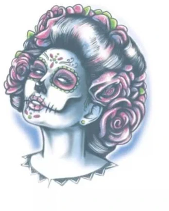 Partychimp Tatovering Senora Muerte