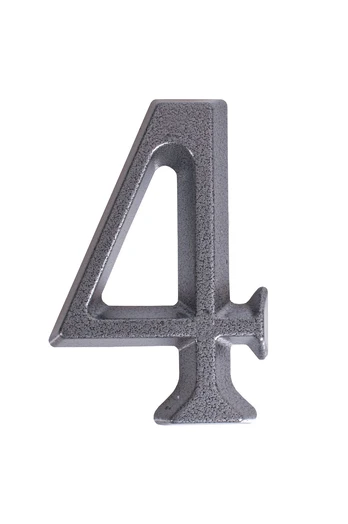 Buto numeris 4, 95 mm, žalvaris