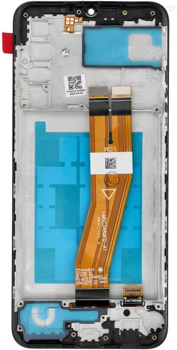 LCD ekranas, skirtas SAMSUNG A02S OEM su rėmeliu (164 mm)