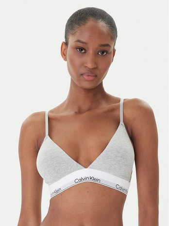 Calvin Klein Underwear Braletė liemenėlė LV00QF8498 Pilka