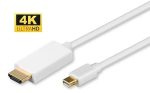 MicroConnect MDPHDMI2-4K - 2 m - Mini DisplayPort - HDMI Type A (Standard) - Male - Male - Straight