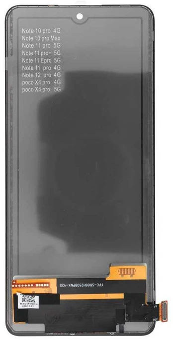 FixCell LCD Ekranas for REDMI NOTE 10 PRO 4G / 11 PRO/ 12 PRO 4G INCELL without frame