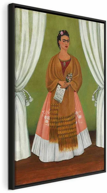 Artgeist Paveikslas - Frida Kahlo – Self-Portrait Dedicated to Leon Trotsky