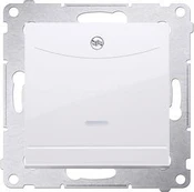 Kontakt Simon SINGLE HOTEL ROOM SWITCH WITH INDICATOR LIGHT DWH1.01/11-SIMON54 Premium 230 V 10 A
