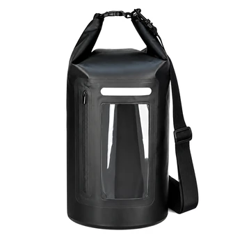 Hurtel WNA-15L waterproof bag for a 15 l sup kayak with an RFID blocking divider - juodas