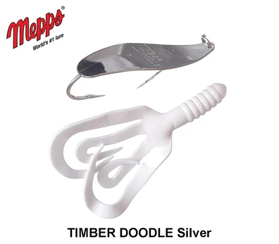 Žolinė blizgė Mepps Timber Doodle Silver 11 g
