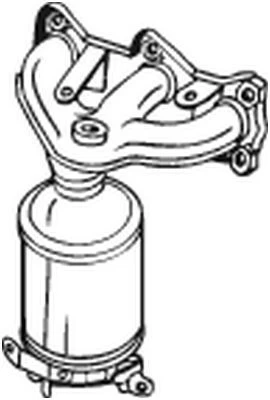 Katalizatoriaus keitiklis BOSAL 090-088