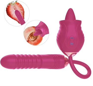 vibratorius Rose Tongue 6 karta