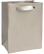 Jk Box Sidabrinis paper gift bag EC-3 / AG
