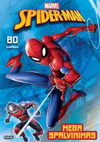 KNYGA Spider man. Mega spalvinimas