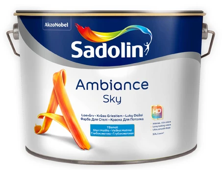 Dažai Sadolin Ambiance Sky, balta, 10 l