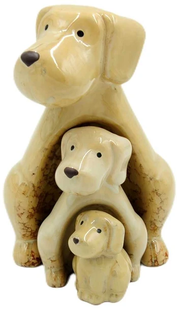 Statulėlė Šuniukų šeimyna, 18 cm