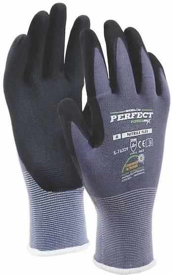 Stalco Perfect Pirštinės NITRILE FLEX 8 dydis
