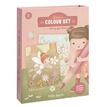 Little Dutch Colour Book Set ´Rosa & Fairy Garden´