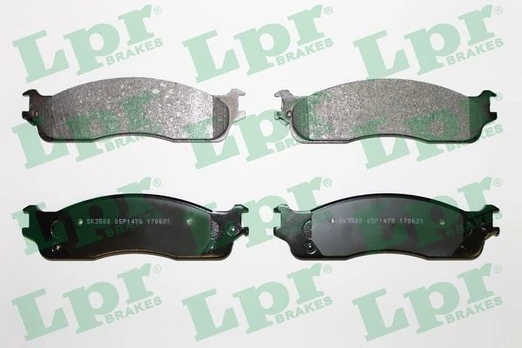 stabdžių trinkelių rinkinys, diskinis stabdys LPR05P1478