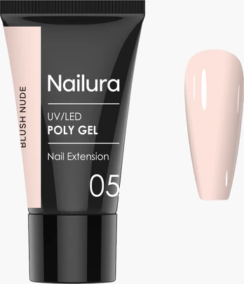Nailura - Poly Gel 5 - Blush Nude - 30 ml