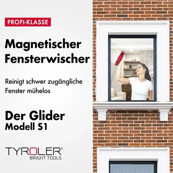 Magnetinis langų valytuvas "tyroler Glider"