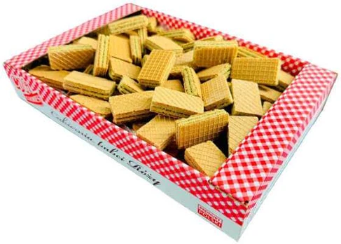Vafliai su pistacijų skonio kremu 400g