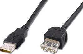 Kabelis USB PremiumCord USB-A - USB-A 2 m Juodas (kupaa2bk)