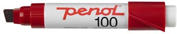 Marker Penol 100 rød 3-10mm