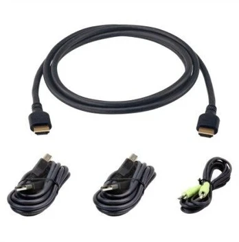 Kabelis Aten Saugių HDMI KVM kabelių rinkinys 2L-7D02UH21X4