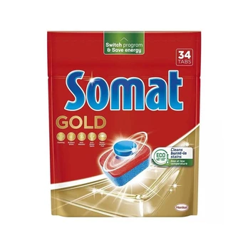 Indaplovių tabletės Somat gold, 34 vnt.