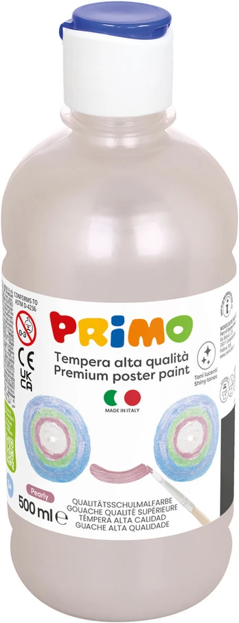 Dažai guašas Primo Premium, 500 ml, perlo sp., 1 sp.