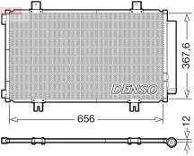 DENSO DCN47009 Air conditioning condenser kaina