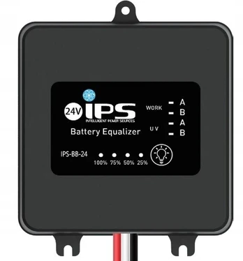 Akumuliatorių įtampos stabilizatorius Balancer Ips-bb-24-led 24v (2x12v)