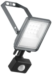 10W LED prožektorius su judesio davikliu ESUS, sidabro sp., CCT, IP54