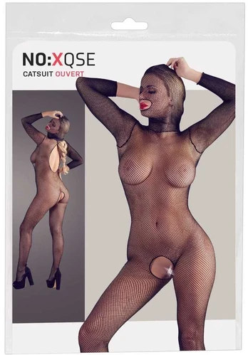 NO:XQSE Catsuit Mask S-L kūno kojinė