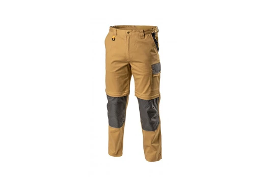 Kelnės HOGERT WORKWEAR Edgar, 97% medvilnė, 3% elastanas, smėlio spalva, L (52) dydis, CE
