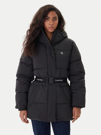 Calvin Klein Jeans Žieminė striukė LV047D507G Juoda Regular Fit