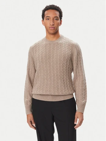 BOSS Megztinis Furlan 50570645 Ruda Regular Fit