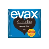 Evax Cottonlike Night With Wings higieniniai rankšluosčiai 9 vnt kaina