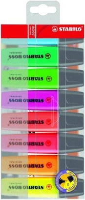 Stabilo Highlighter 8 spalvos