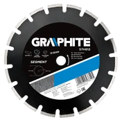 Graphite Deimantinis diskas 350 x 25,4 mm, segmentuotas, suvirintas lazeriu kaina
