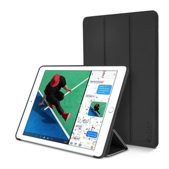Juodas atverčiamas dėklas Apple iPad 9.7 2017/2018 planšetei "Tech-Protect Smartcase"