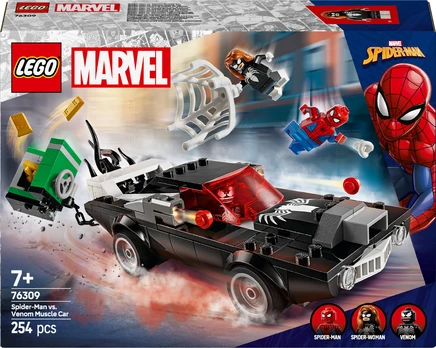 LEGO Marvel 76309 Spider-Man prieš Venom Muscle Car