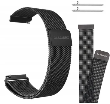Universalus laikrodžio dirželis apyrankė išmanusis laikrodis mesh magnetas Glacierx 22mm