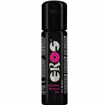 EROS Warming Massage Gel 100ml - Ginger, Water-Based, Easy Clean