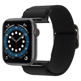 Dirželis Spigen Lite Fit for Apple Watch 2/3/4/5/6/SE 42/44mm, juoda