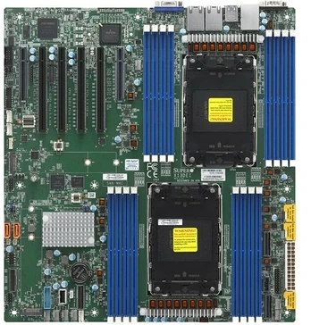 Pagrindinė plokštė Super Micro Computer Supermicro X13DEI, Intel, LGA 4677 (Socket E), Intel® Xeon®, DDR5-SDRAM, 4 TB, DIMM