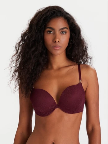 Guess Pakelianti (push-up) liemenėlė O5RC12 KCLB0 Vyšninė
