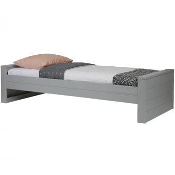 Lova Dennis, 53 x 219 x 95 cm, pušis, pilka