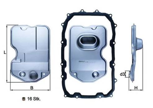 KNECHT HX160KIT Automatic transmission filter