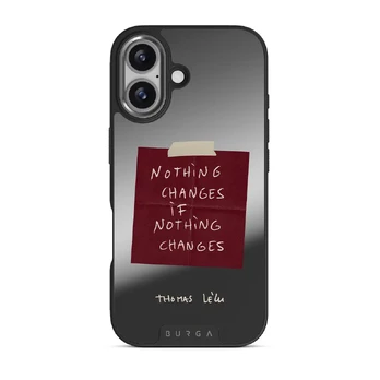 Nothing Changes - iPhone 17 Case, Elite Mirror Dark (MagSafe) / Gunmetal